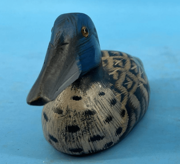 Vintage Hand - Painted Folk Art Wood Duck - Veranda Cafe & Mercantile