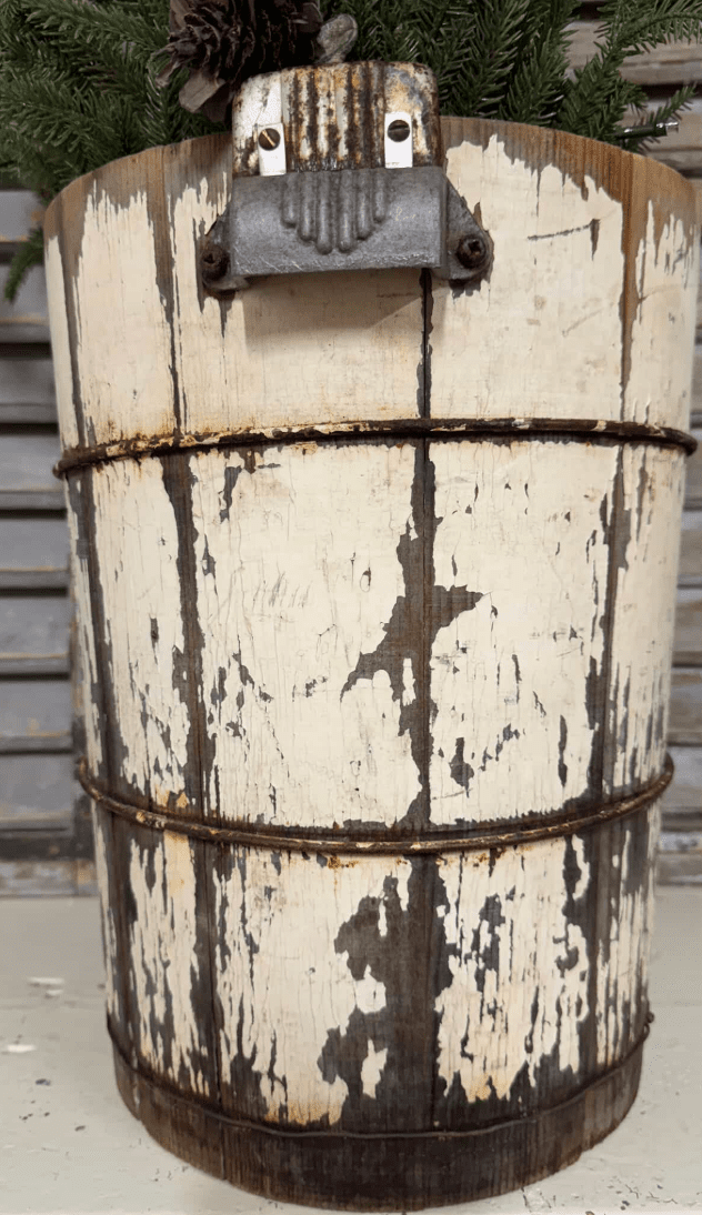 Vintage Ice Cream Bucket - Veranda Cafe & Mercantile