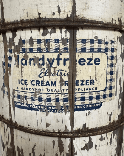Vintage Ice Cream Bucket - Veranda Cafe & Mercantile