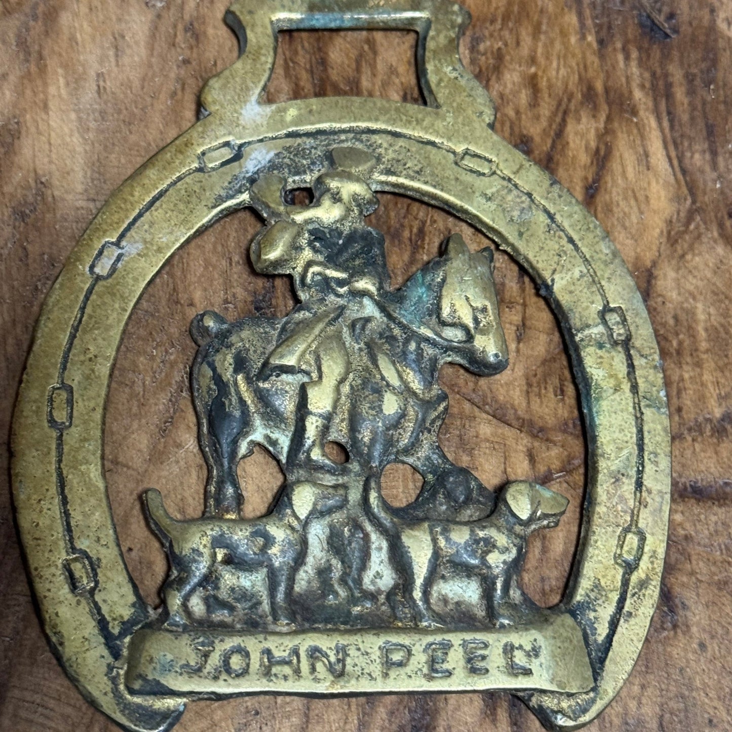 Vintage John Peel Horse Brass - Veranda Cafe & Mercantile