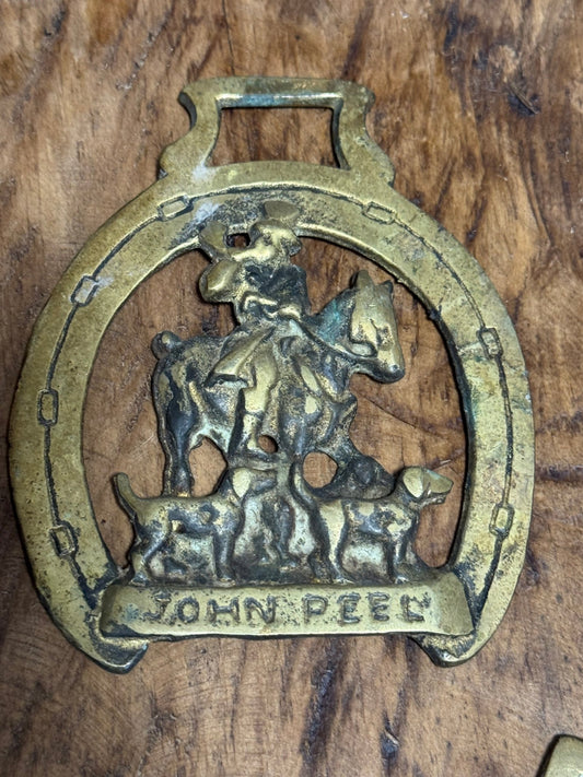 Vintage John Peel Horse Brass - Veranda Cafe & Mercantile