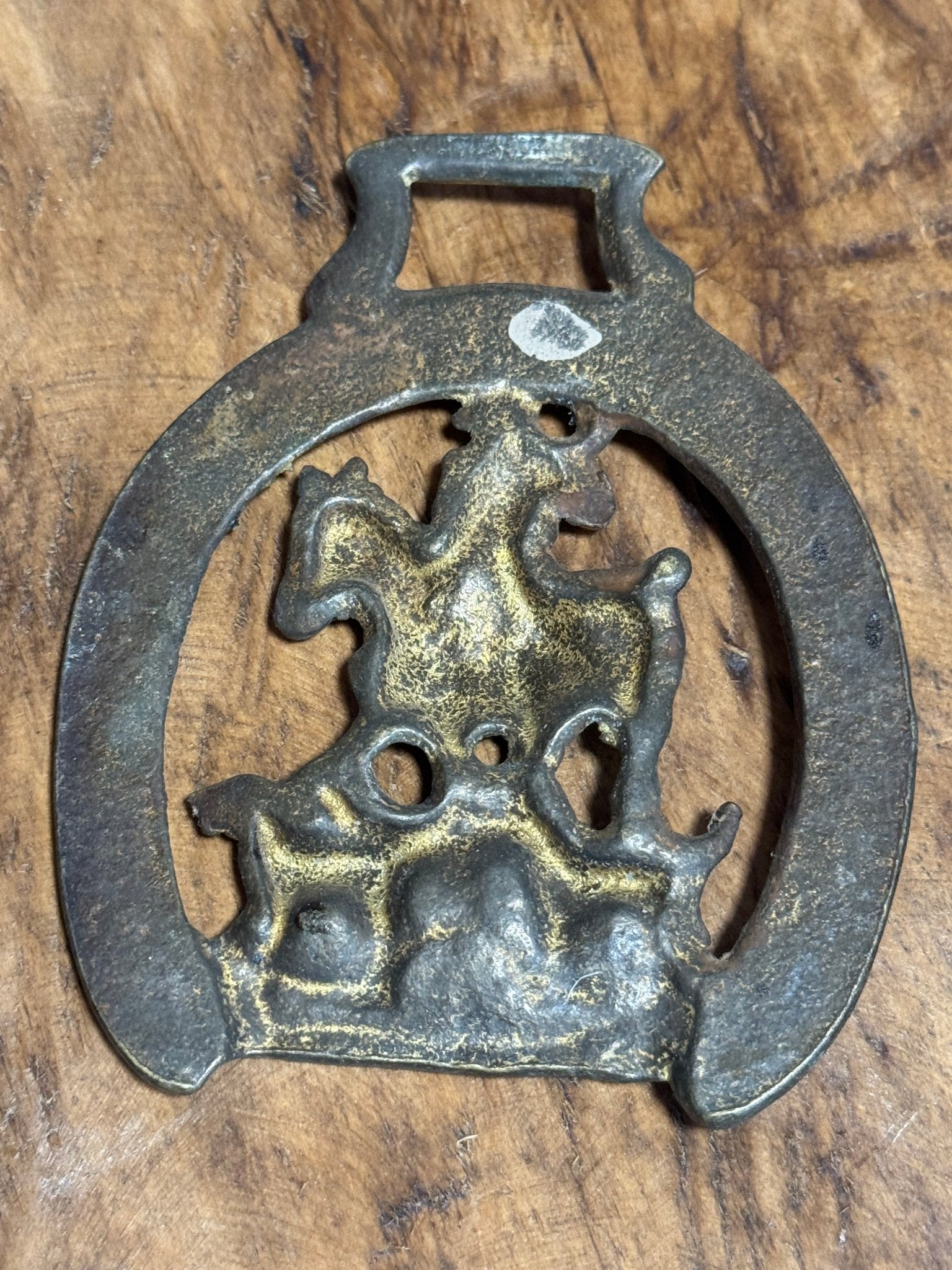 Vintage John Peel Horse Brass - Veranda Cafe & Mercantile