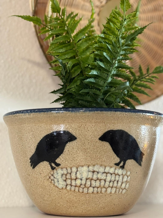 Vintage Large Crow Bowl - Veranda Cafe & Mercantile