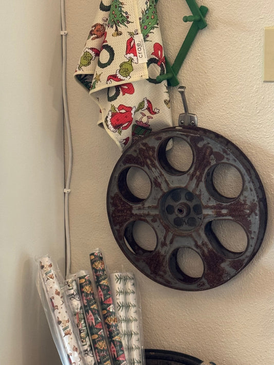 Vintage Large Movie Reel - Veranda Cafe & Mercantile