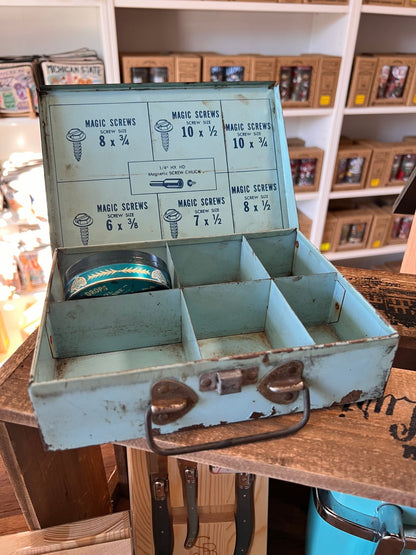 Vintage Metal MAGIC SCREW KIT Organizer - Veranda Cafe & Mercantile