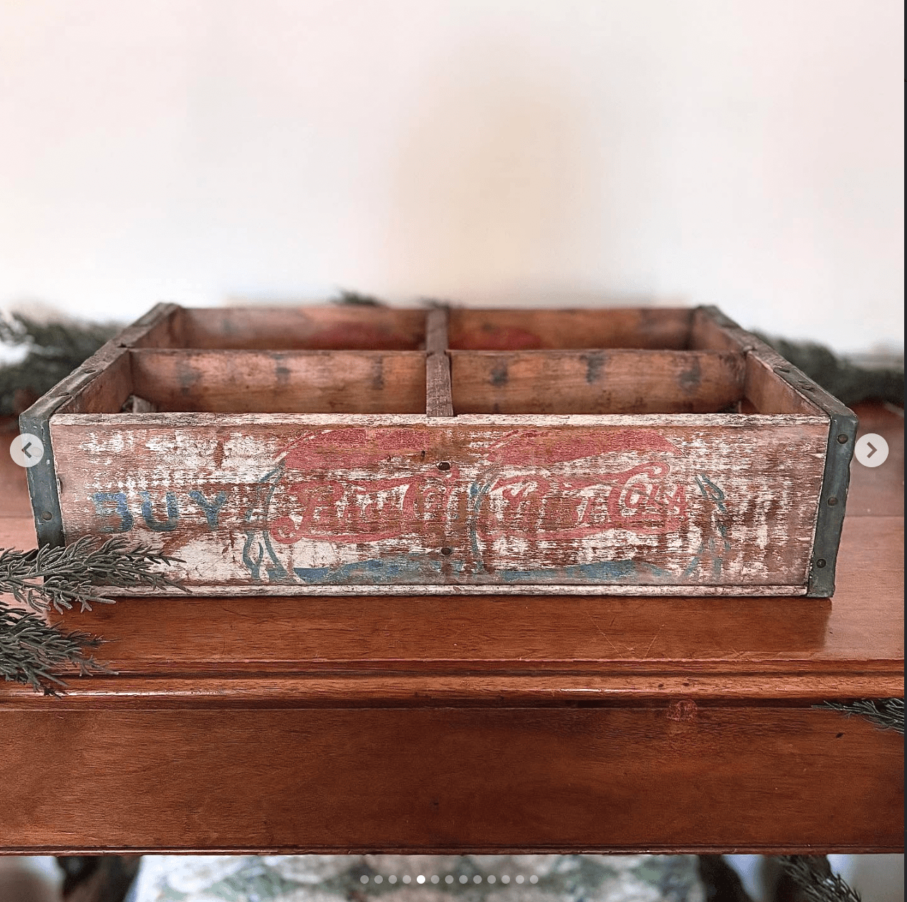 Vintage Pepsi “Chicago” Divided Crate - Veranda Cafe & Mercantile