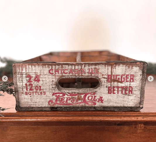 Vintage Pepsi “Chicago” Divided Crate - Veranda Cafe & Mercantile