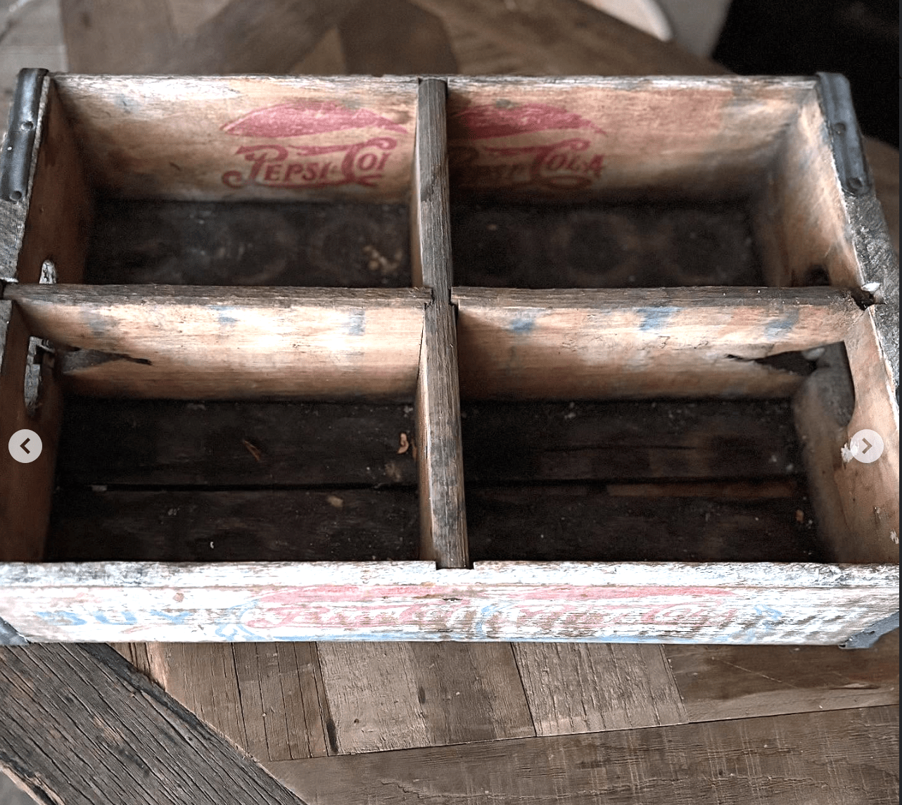 Vintage Pepsi “Chicago” Divided Crate - Veranda Cafe & Mercantile