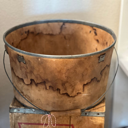 Vintage Queen Anne Chocolate Drops Candy Container Bucket - Veranda Cafe & Mercantile