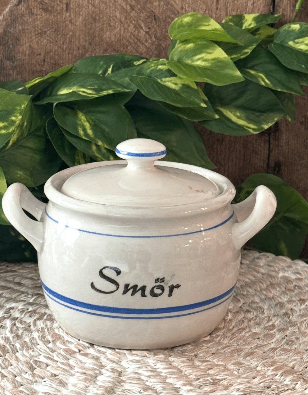 Vintage Rörstrand Smör pot - Veranda Cafe & Mercantile