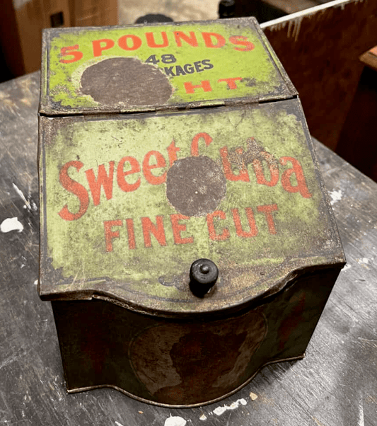Vintage Sweet Cuba Fine Cut Tobacco Tin - Veranda Cafe & Mercantile