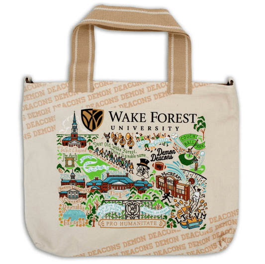 Wake Forest University Collegiate Tote Bag - Veranda Cafe & Mercantile