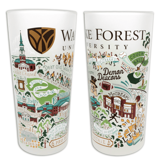 Wake Forest University Drinking Glass Set - Veranda Cafe & Mercantile