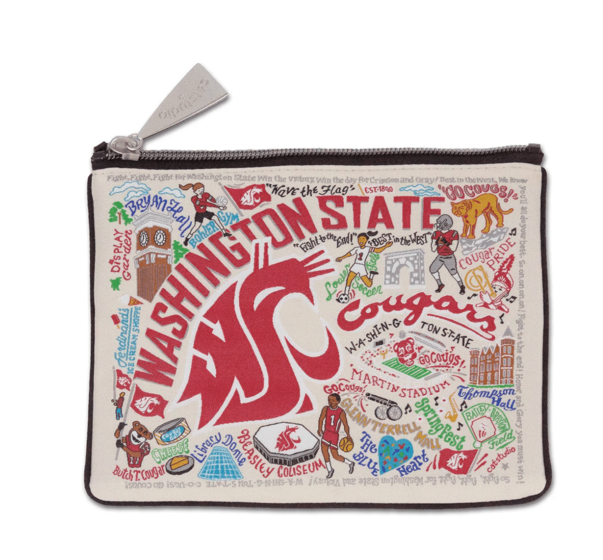 Washington State University Zip Pouch - Veranda Cafe & Mercantile