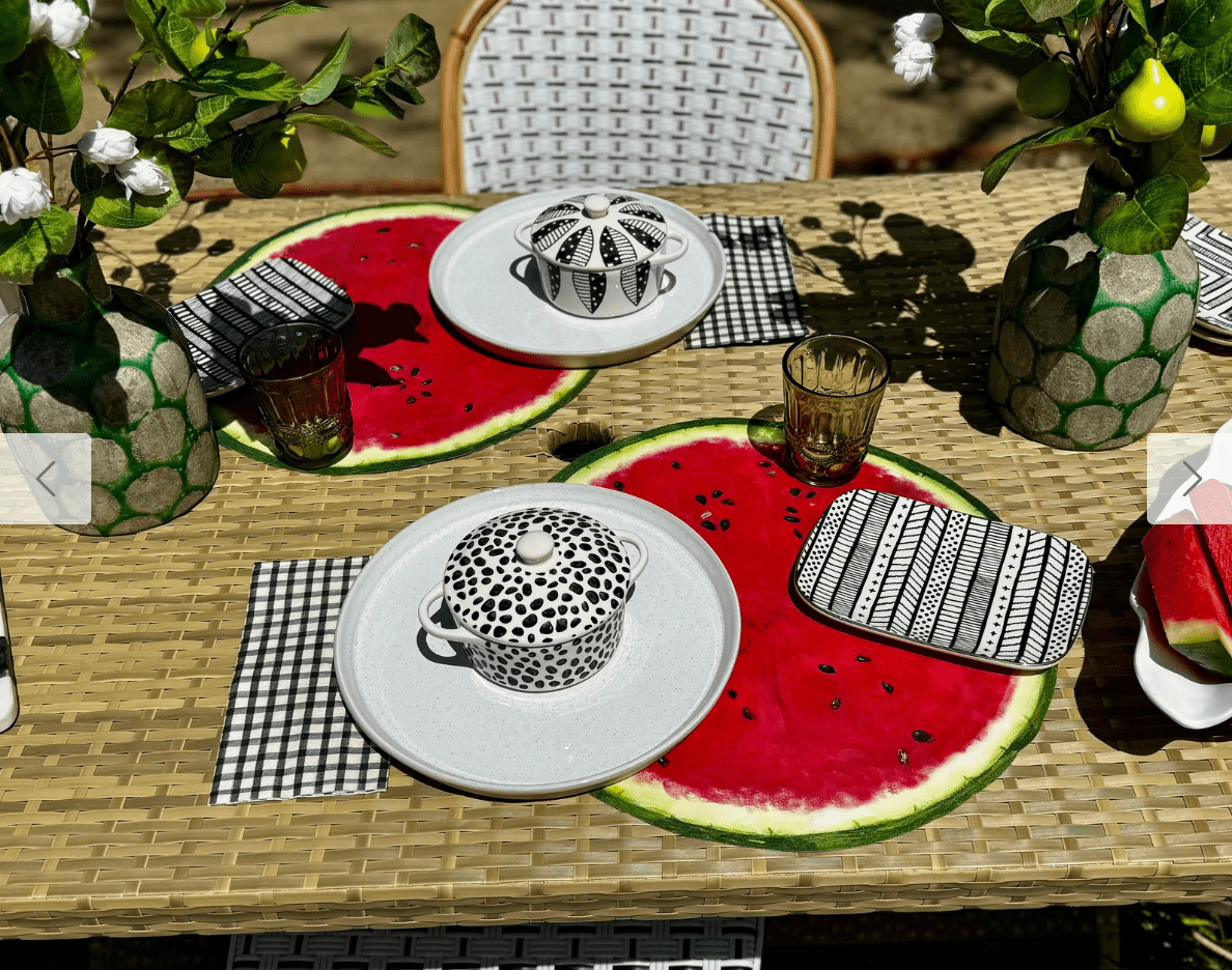 Watermelon Placemats - Veranda Cafe & Mercantile