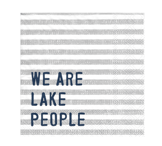 We Are Lake People Cocktail Napkin - Veranda Cafe & Mercantile