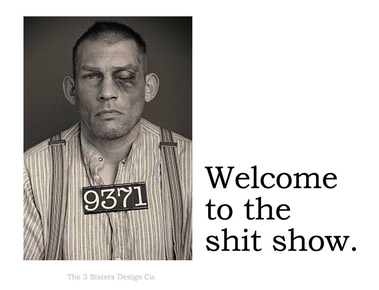 Welcome to the sh!t show - Sticker - Veranda Cafe & Mercantile