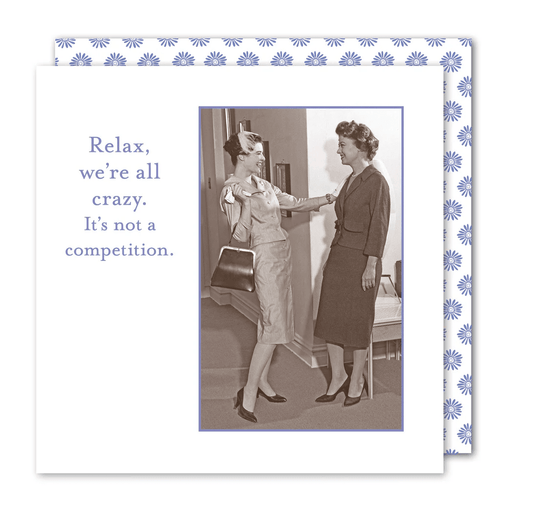 We're All Crazy Beverage Napkins - Veranda Cafe & Mercantile