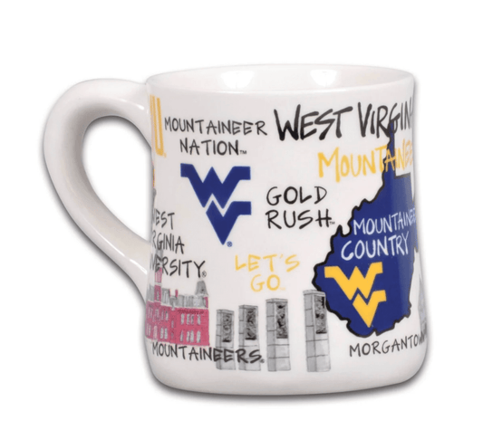 West Virginia University Icon Mug - Veranda Cafe & Mercantile