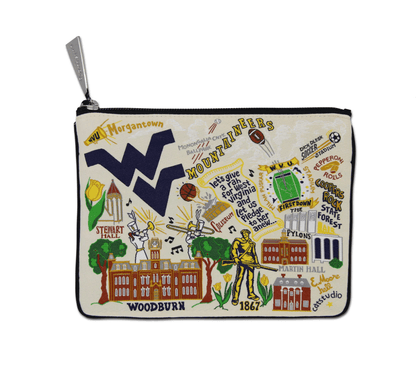 West Virginia University Pouch - Veranda Cafe & Mercantile