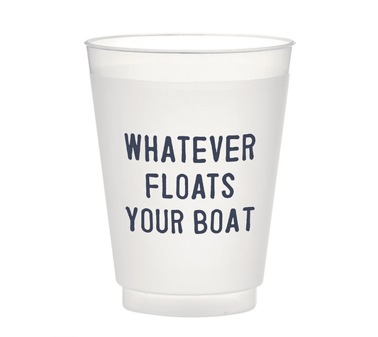 Whatever Floats your Boat Cup - Set of 8 - Veranda Cafe & Mercantile