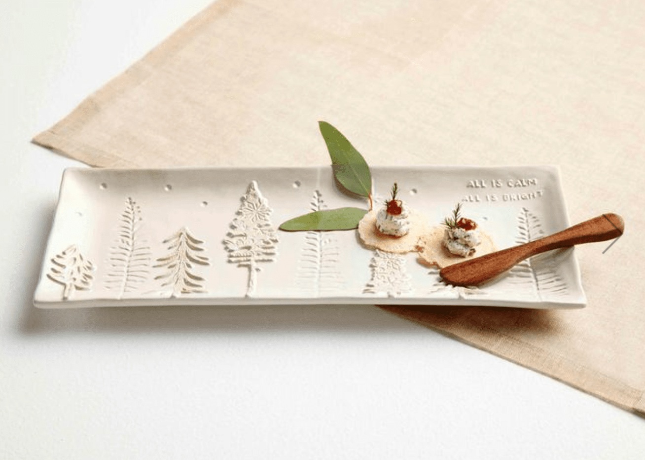 White Christmas Hostess Set - Veranda Cafe & Mercantile