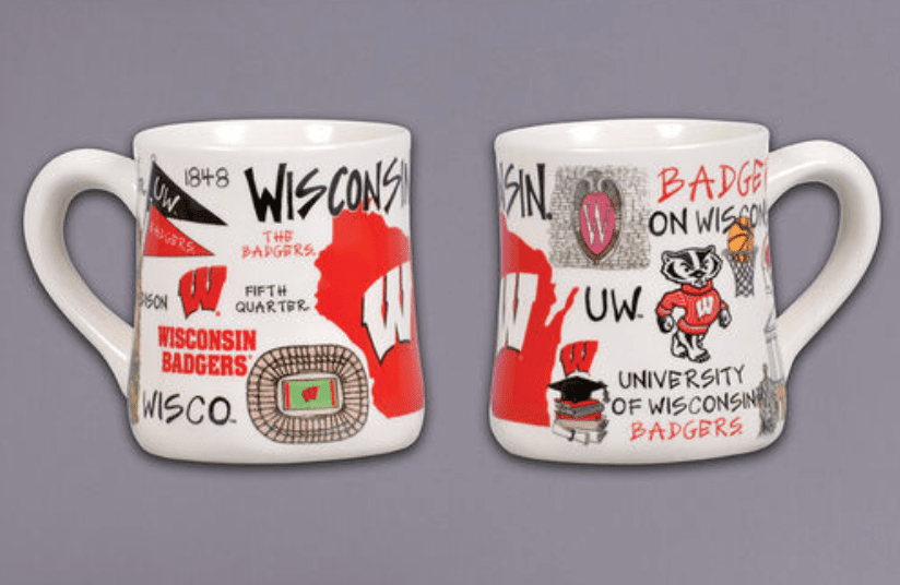 Wisconsin, University of Icon Mug - Veranda Cafe & Mercantile