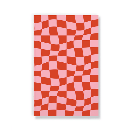 Wonky Checkers Classic Layflat Journal Notebook - Veranda Cafe & Mercantile