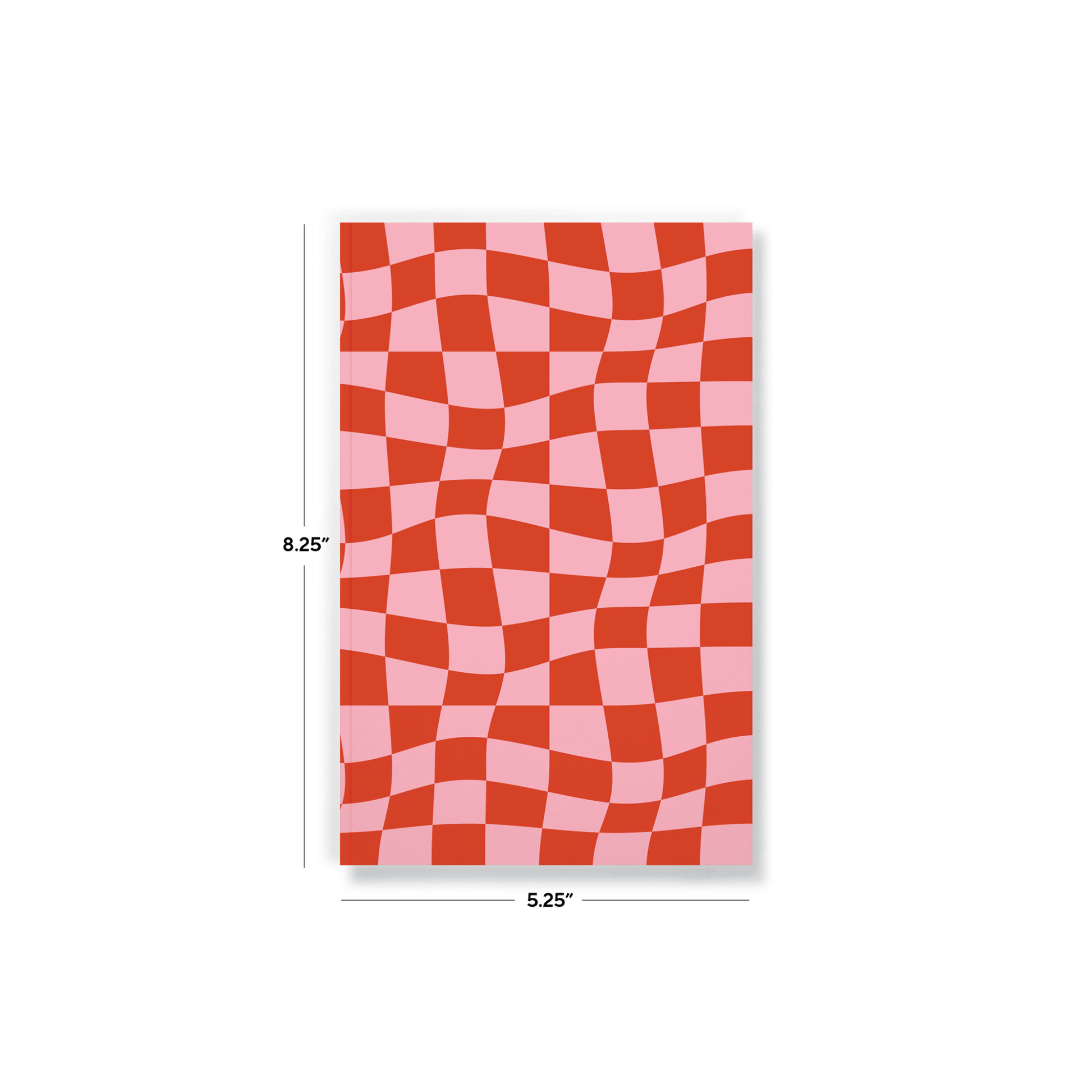 Wonky Checkers Classic Layflat Journal Notebook - Veranda Cafe & Mercantile