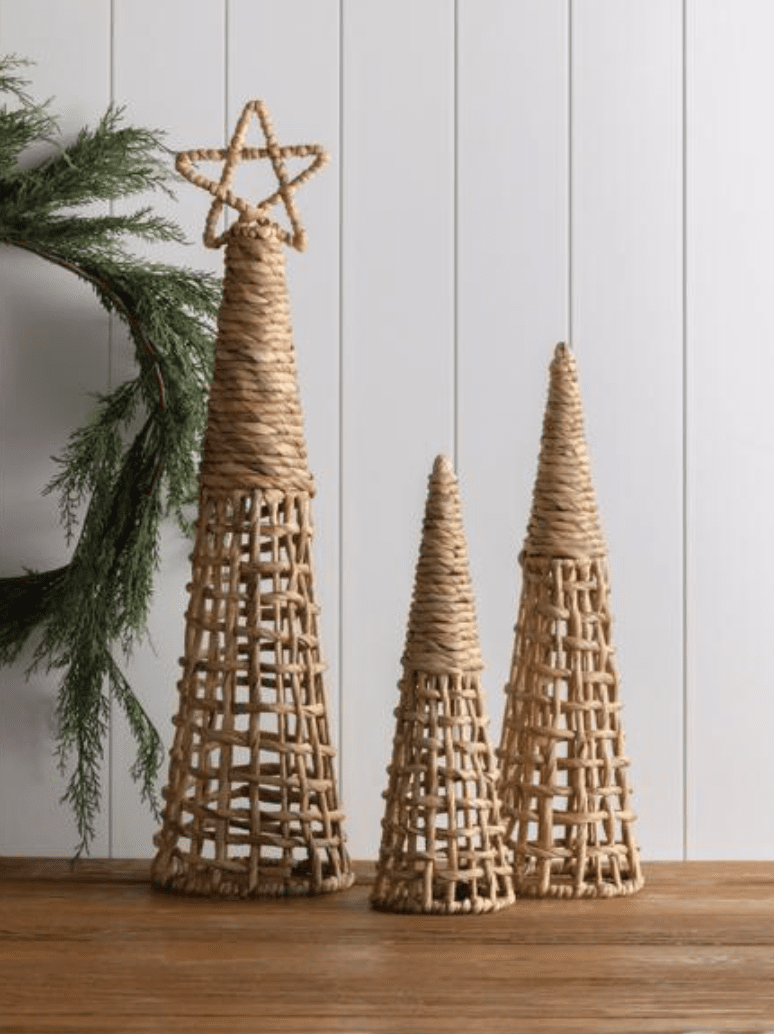 Woven Christmas Tree Set - Veranda Cafe & Mercantile