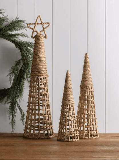 Woven Christmas Tree Set - Veranda Cafe & Mercantile