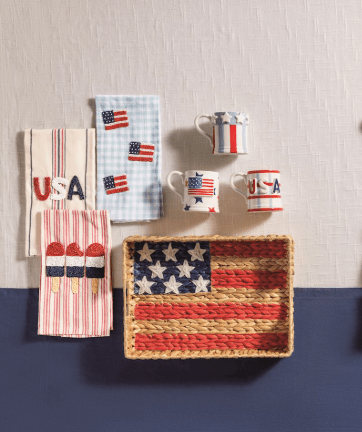 Woven Flag Tray - Veranda Cafe & Mercantile