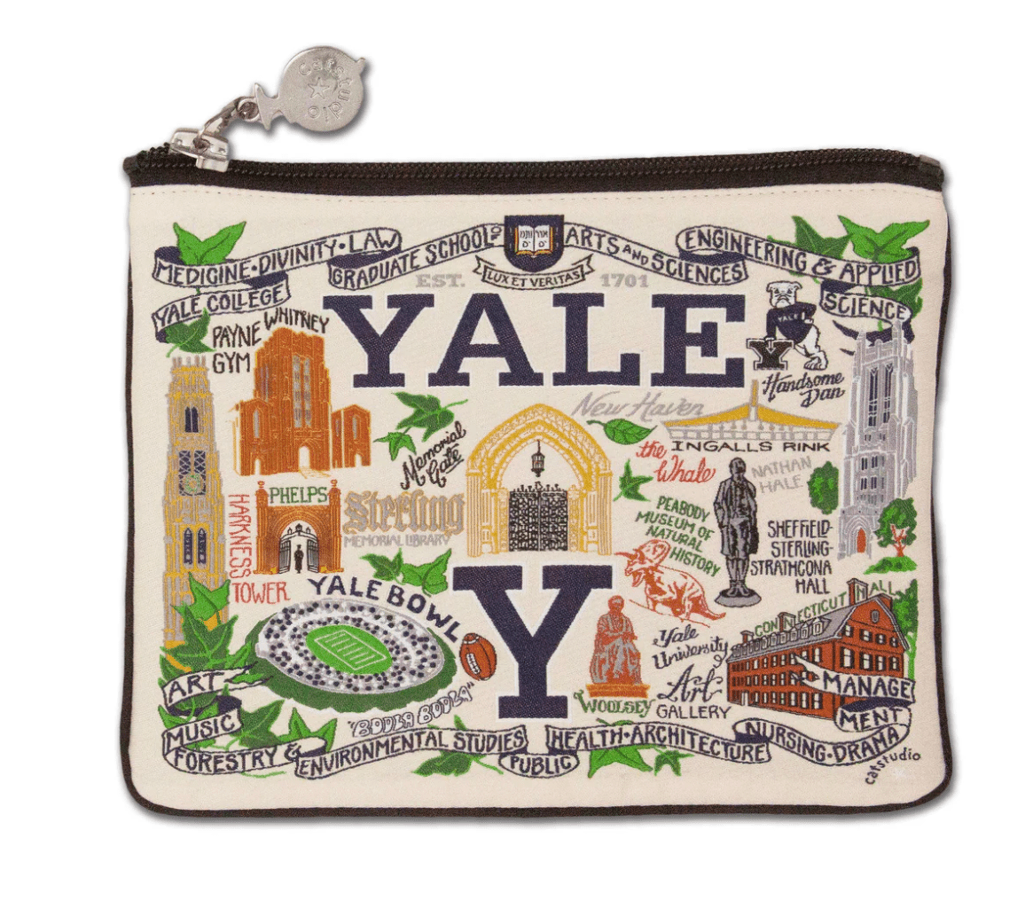 Yale University Zip Pouch - Veranda Cafe & Mercantile