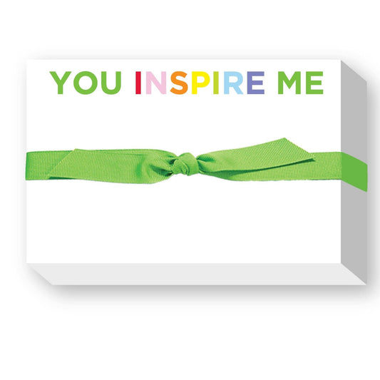 YOU INSPIRE ME BIG & BOLD NOTEPAD - Veranda Cafe & Mercantile